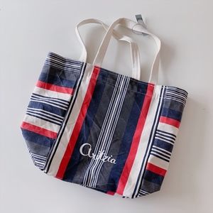 ❗️3/$20 NWT ARITZIA Striped Beach Canvas Tote Bag